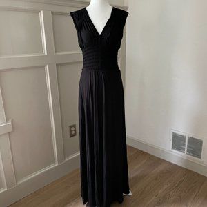 Anthropologie Bordeaux Etoile Maxi Dress Black XS